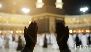 Dua in front of Kaaba after omra badal